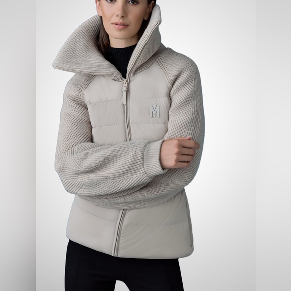 MACKAGE FOXY TRENCH M - BRAND NEW MIX MEDIA DOWN JACKET - Picture 8 of 9